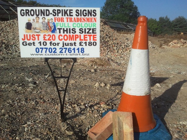 Signs for tradesmen