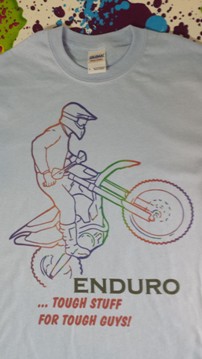 DTG printed motocross t shirt