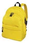 yellow backpack