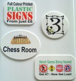 Cheap door and display signs